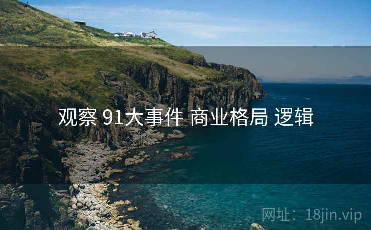 观察 91大事件 商业格局 逻辑