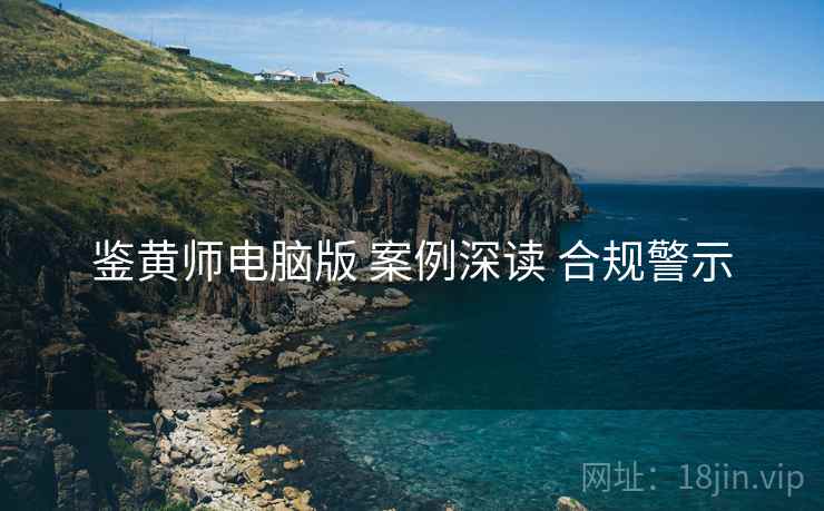 鉴黄师电脑版 案例深读 合规警示