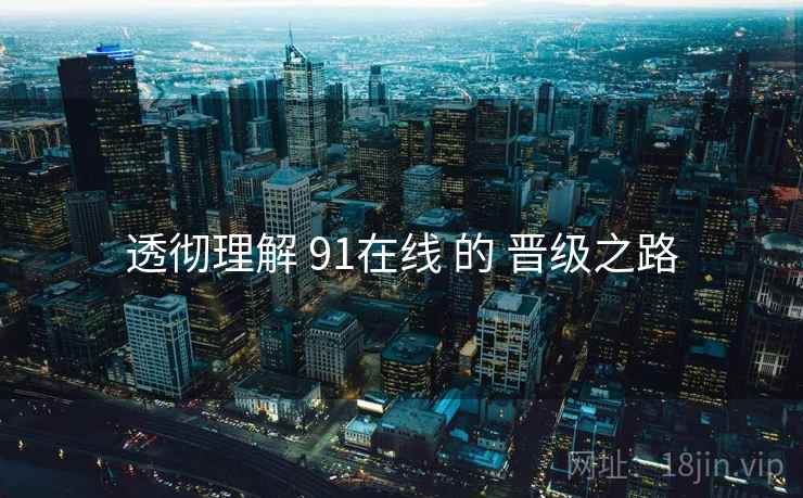 透彻理解 91在线 的 晋级之路
