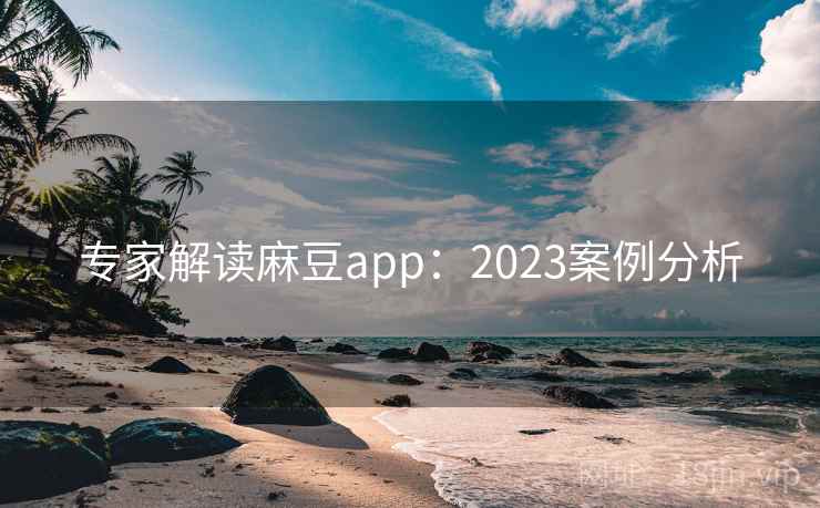 专家解读麻豆app：2023案例分析