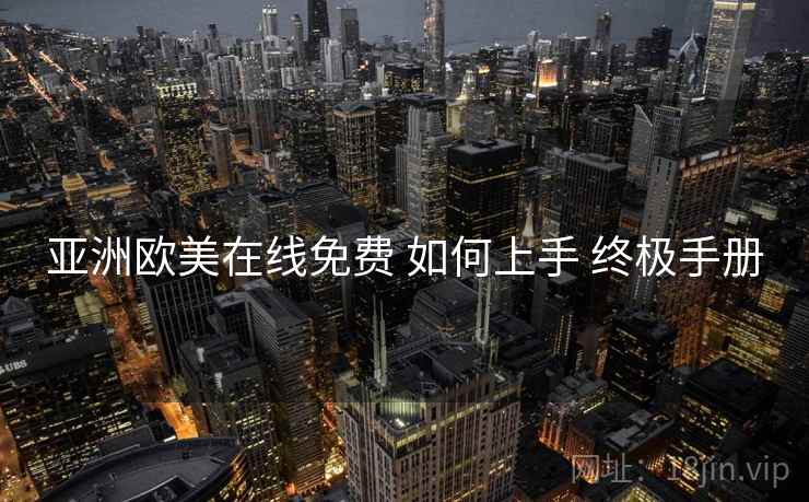 亚洲欧美在线免费 如何上手 终极手册