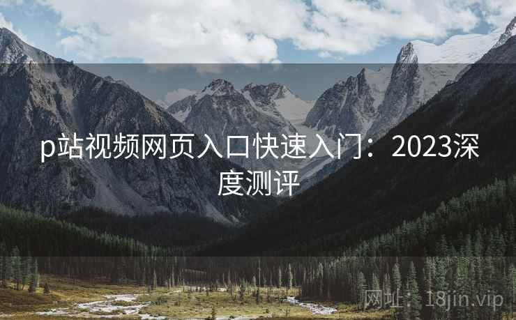 p站视频网页入口快速入门：2023深度测评