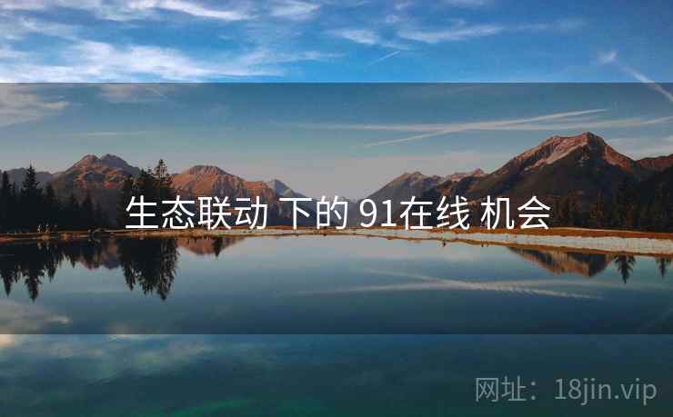 生态联动 下的 91在线 机会