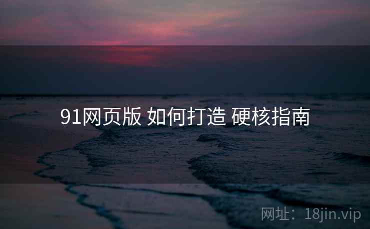 91网页版 如何打造 硬核指南